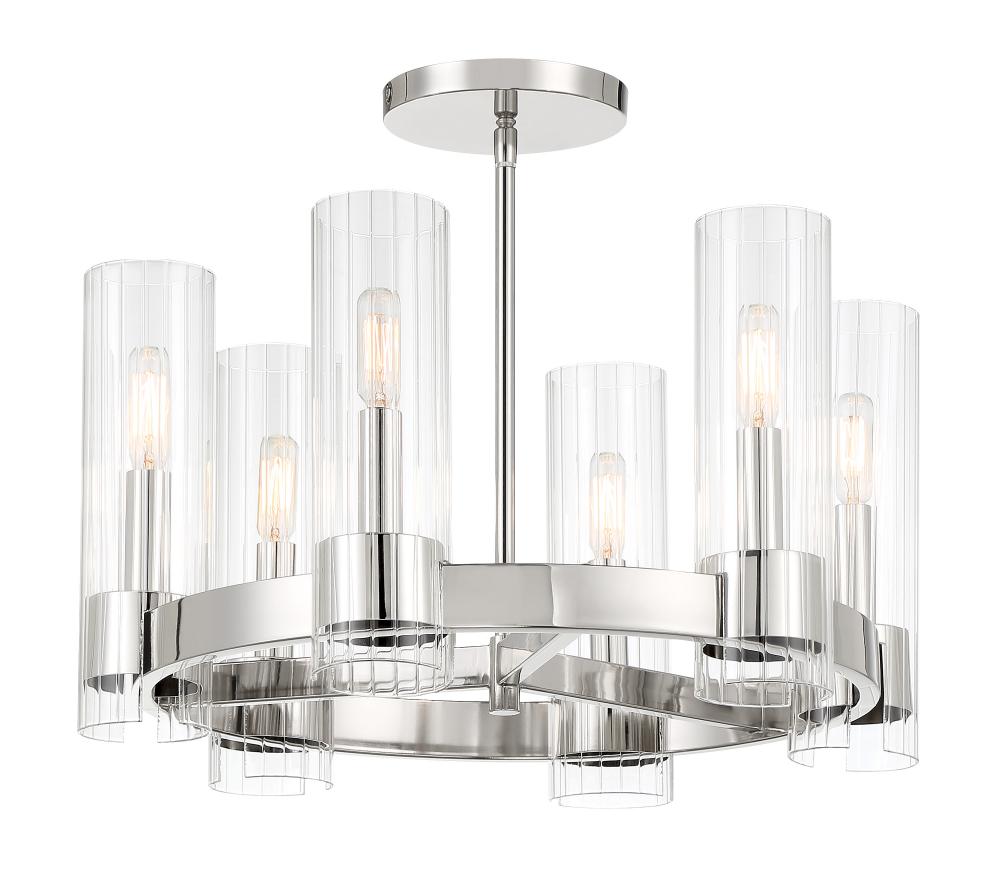 6 LIGHT CHANDELIER