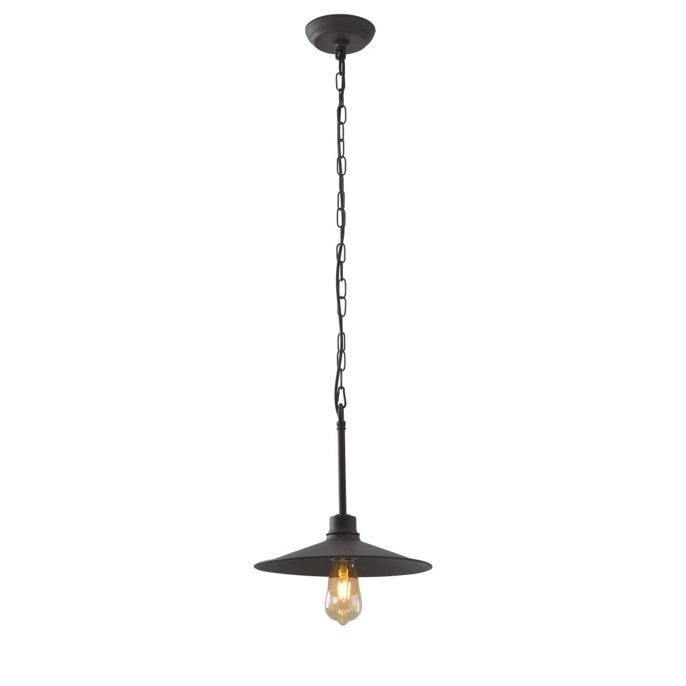 Clayton 1-Lt Pendant - Dark Coffee