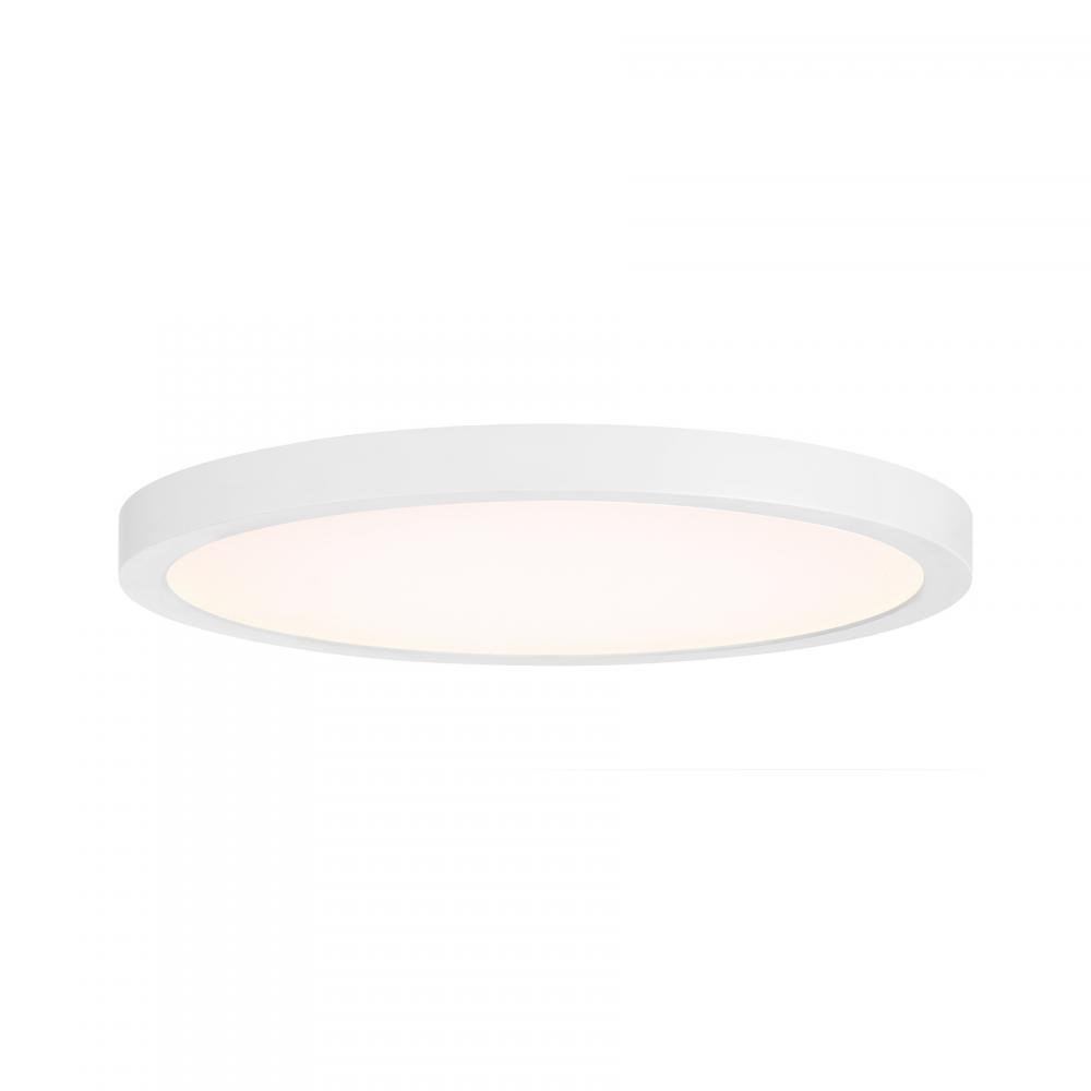 LED Flush Mount in White