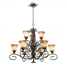Kalco 5535TO/PS15 - Amelie 9 Light Chandelier