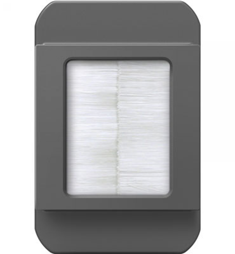 adorne In-Wall Cable Access Port, Magnesium