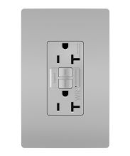 Legrand 2097TRWRGRY - radiant? Spec Grade 20A Weather Resistant Self Test GFCI Receptacle, Gray