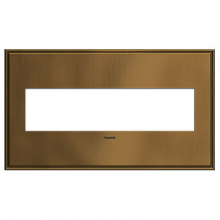 Legrand AWC4GCOF4 - adorne? Coffee Four-Gang Screwless Wall Plate