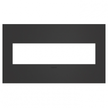 Legrand AWC4GSBL4 - adorne? Satin Black Four-Gang Screwless Wall Plate