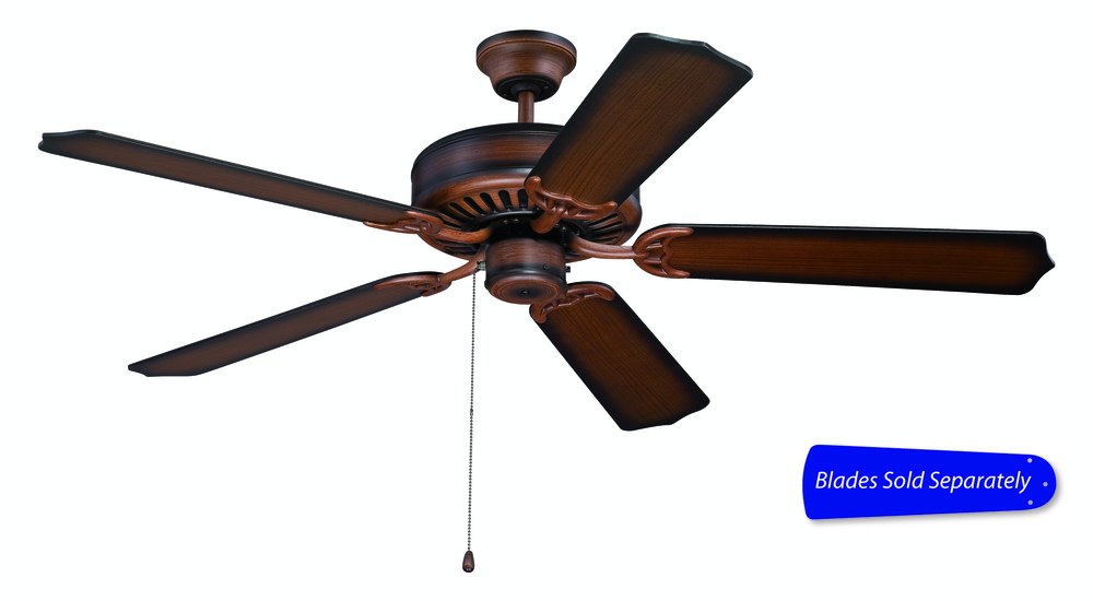 Pro Builder 52" Ceiling Fan in Biscay Walnut (Blades Sold Separately)