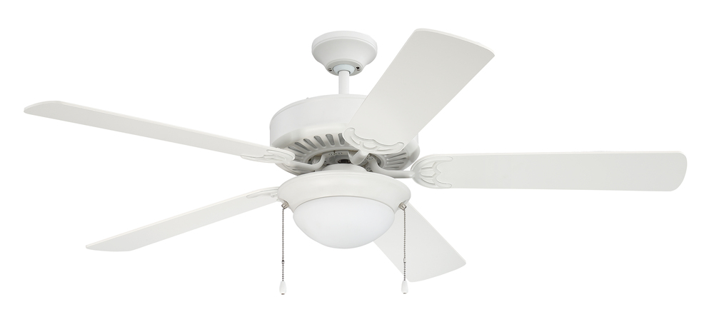 Pro Energy Star 209 52" Ceiling Fan in White (Blades Sold Separately)