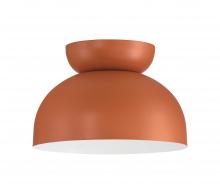 Craftmade 59181-BCY - Ventura Dome 1 Light Flushmount in Baked Clay