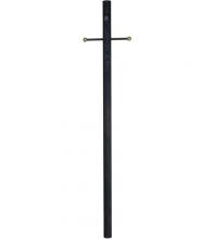 Craftmade Z8794-TB - 84" Smooth Direct Burial Post w/ Photocell & Convenience Outlet in Textured Black