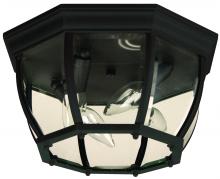 Craftmade Z434-TB - Bent Glass 4 Light Outdoor Flushmount in Textured Black