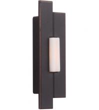 Craftmade PB5000-AZ - Surface Mount LED Lighted Push Button, Asymmetrical in Antique Bronze