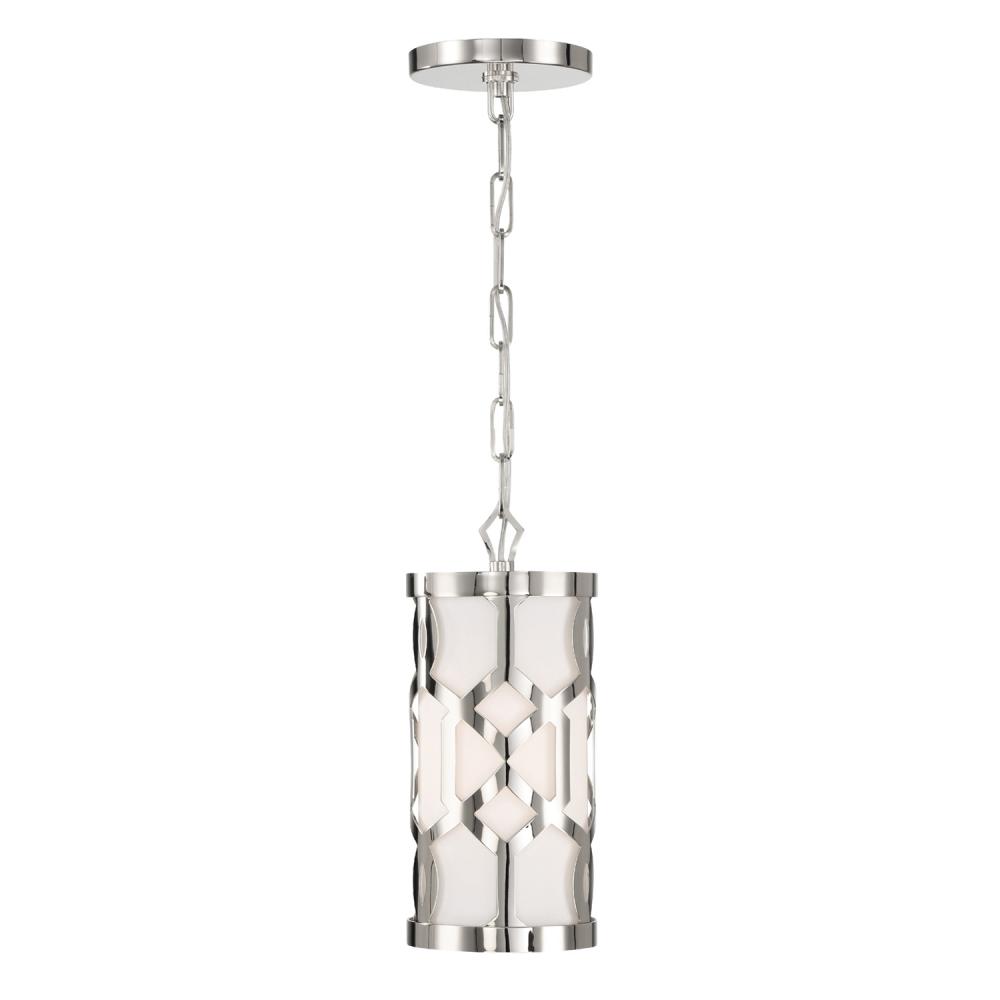 Libby Langdon Jennings 1 Light Polished Nickel Mini Pendant