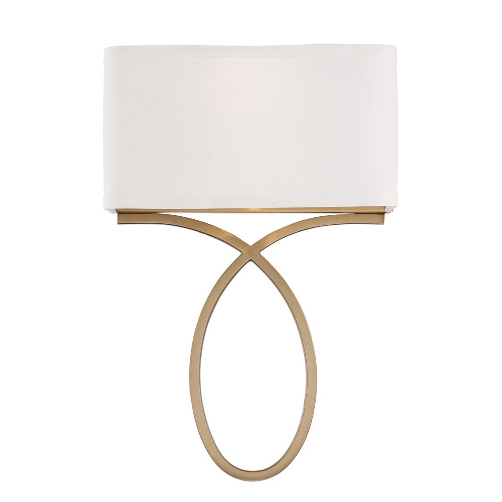 Brinkley 2 Light Vibrant Gold Sconce