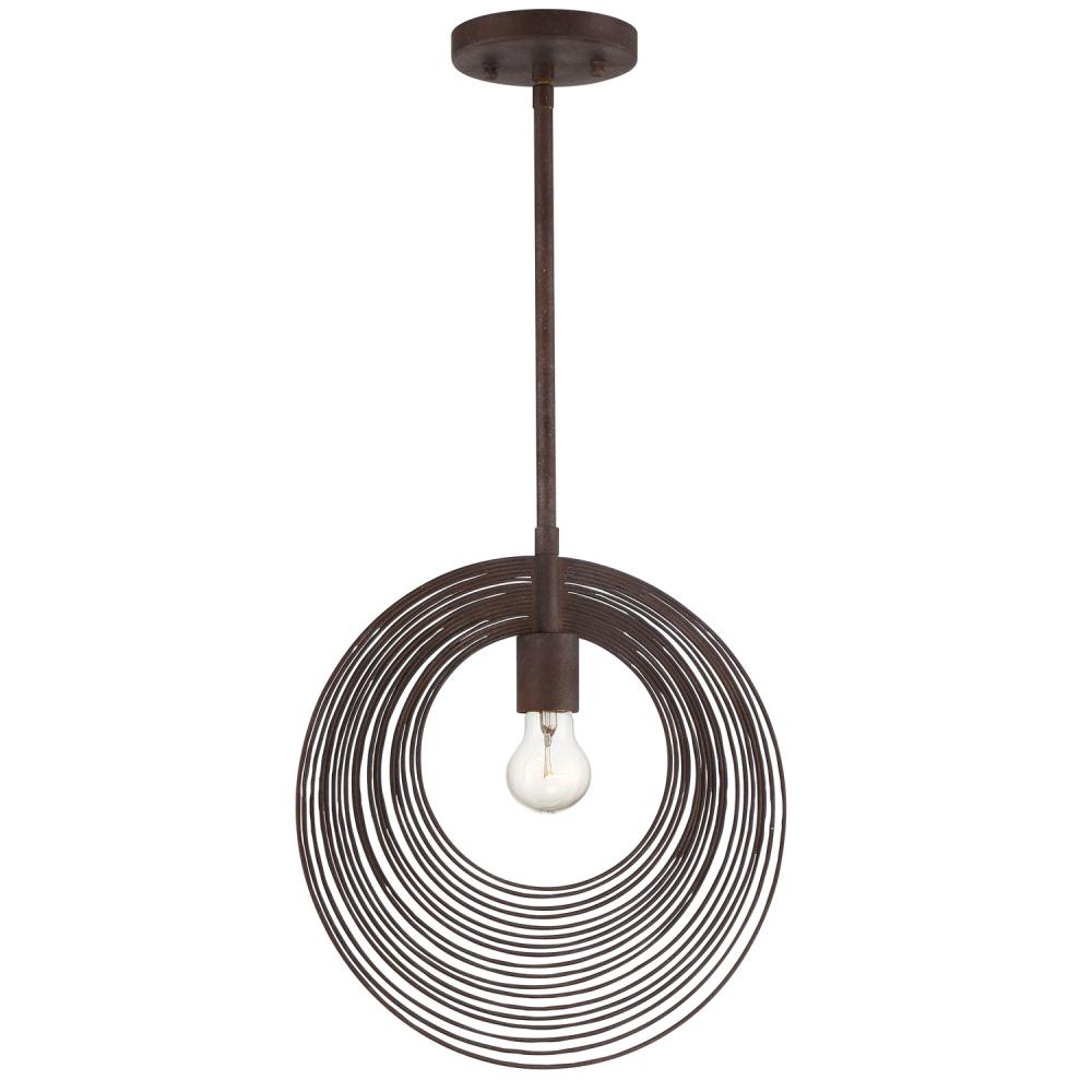 Doral 1 Light Forged Bronze Mini Pendant