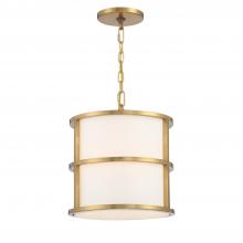 Crystorama 9593-LG - Brian Patrick Flynn for Crystorama Hulton 3 Light Luxe Gold Mini Chandelier
