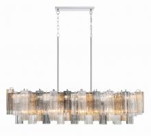 Crystorama ADD-317-CH-AU - Addis 14 Light Polished Chrome Chandelier