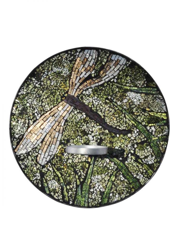 Dragonfly Mosaic Candle Holder