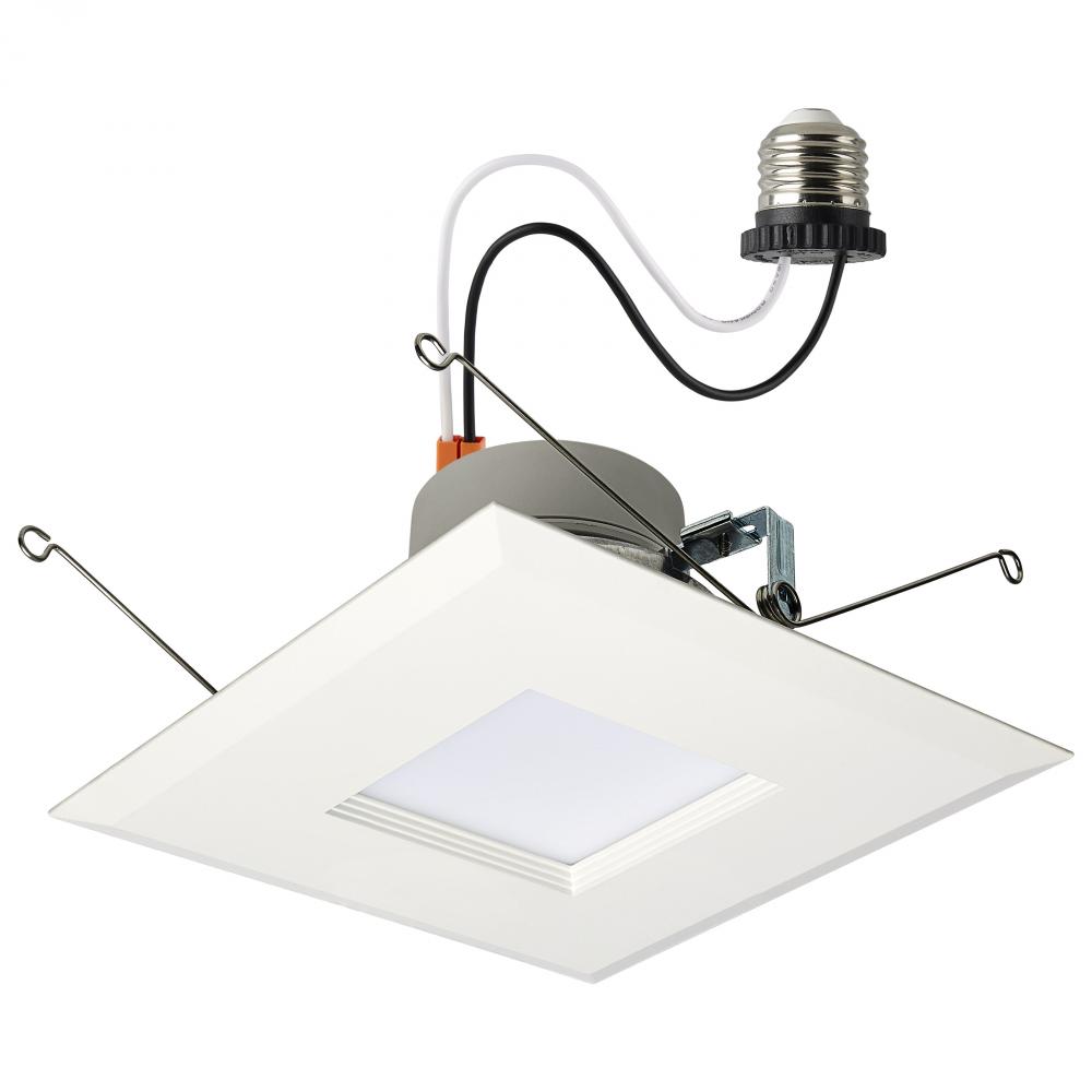 LED Retrofit Downlight; 7.5/10.5/14.5 Wattage Selectable; CCT and Lumens Selectable; 120 Volt;