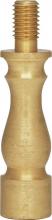 Satco Products Inc. 90/1589 - Solid Brass Riser; 1/4-27; Burnished And Lacquered; 1-1/2" Height
