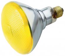 Satco Products Inc. S4426 - 100 Watt BR38 Incandescent; Yellow; 2000 Average rated hours; Medium base; 120 Volt