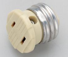 Satco Products Inc. S70/543 - Bakelite Female Screw Plug; Ivory Finish