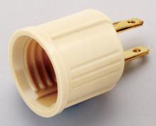 Satco Products Inc. S70/544 - Bakelite Socket Adapter; Ivory Finish