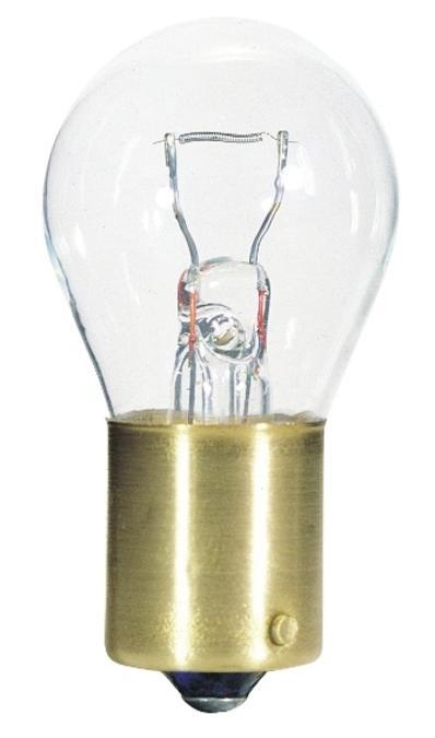 12W S8 Incandescent Low Voltage Clear S.C. Bayonet Base, 12 Volt, Card, 2-Pack