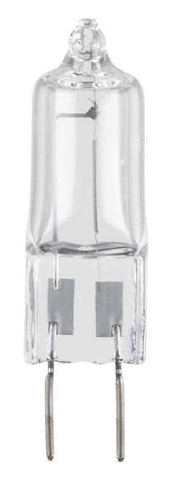75W T4 JCD Halogen Clear GY7.9/8.0 Base, 130 Volt, Card
