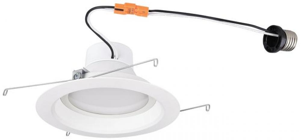 14W 6" Recessed Downlight LED Dimmable Warm White (2700K) E26 (Medium) Base Socket Adapter,