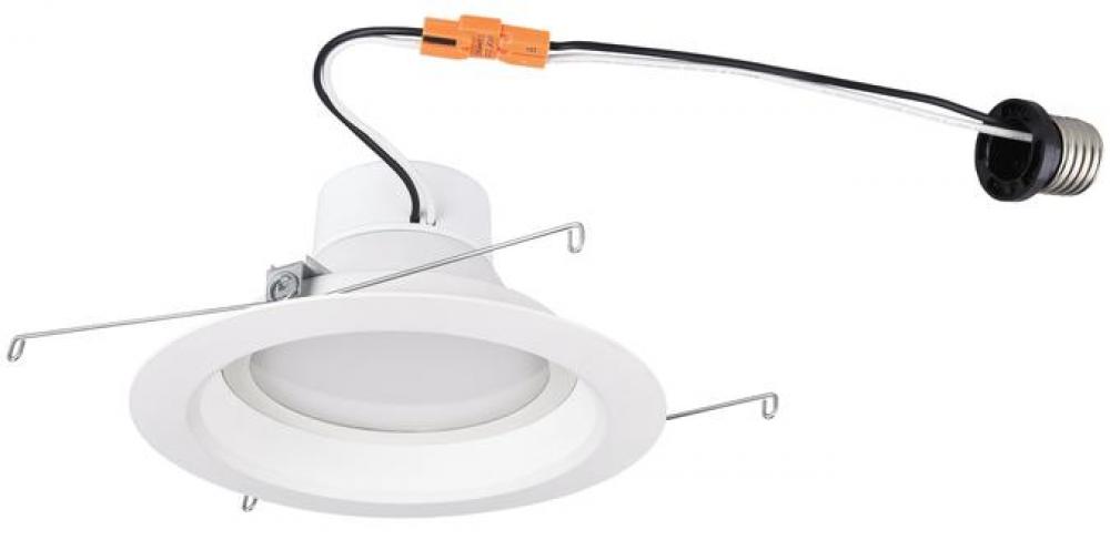 14W 6" Recessed Downlight LED Dimmable Warm White (3000K) E26 (Medium) Base Socket Adapter,