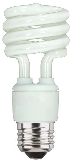13W Mini-Twist CFL Warm White E26 (Medium) Base, 120 Volt, Hanging Box