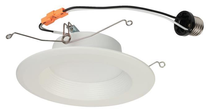 11W Recessed Downlight 5-6" LED Dimmable 3000K E26 (Medium) Base, 120 Volt, Box