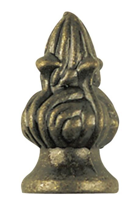 Victorian Lamp Finial Tiffany Antique Brass Finish