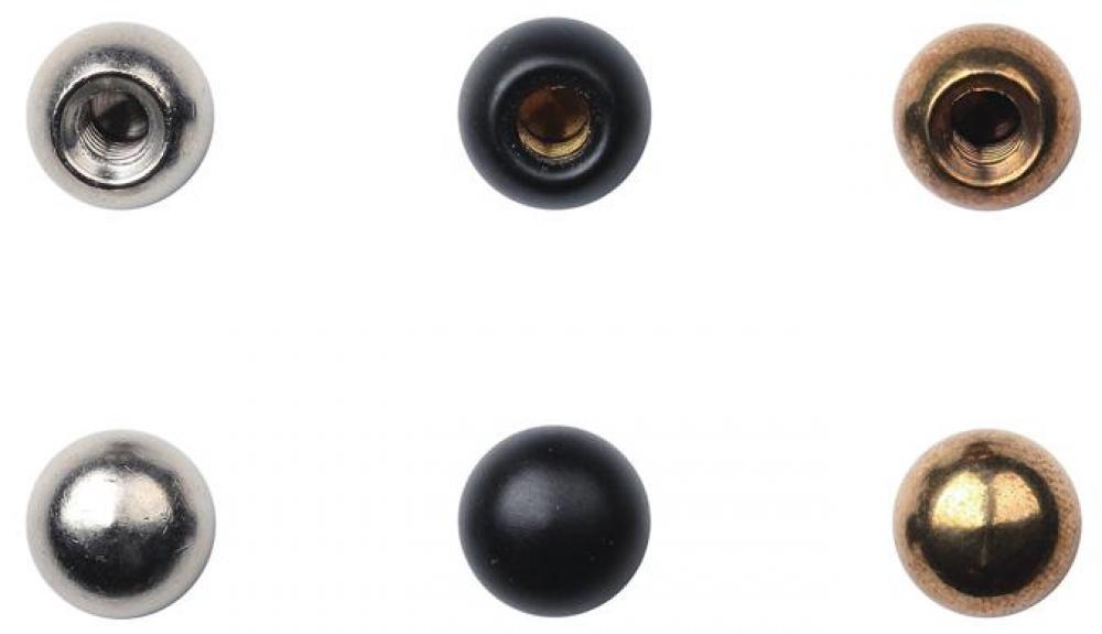 6 Cap Nuts Brass, Oil Rubbed Bronze and Chrome Finishes (6 pack)