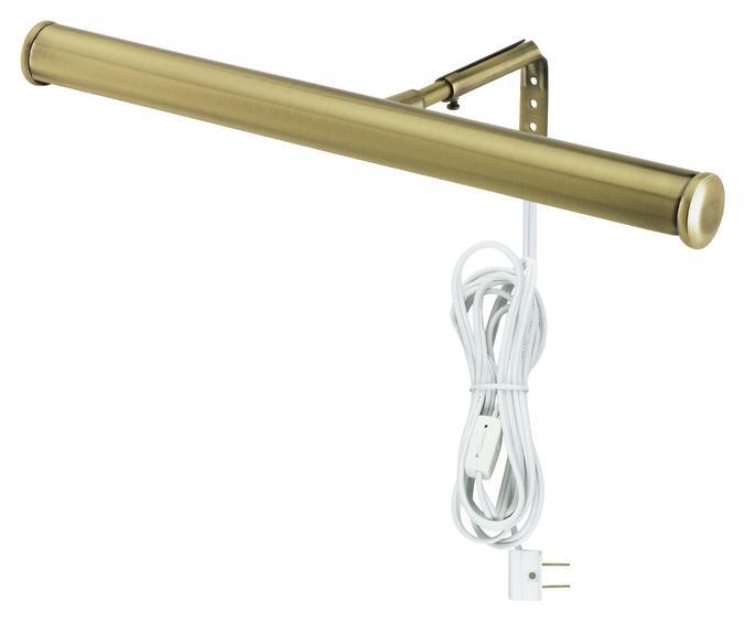 14" Picture Light Antique Brass Finish