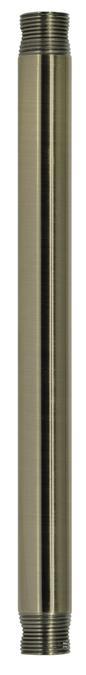 1/2 ID x 12" Antique Brass Finish Extension Downrod