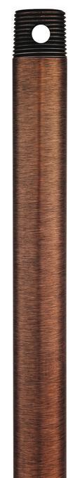 3/4 ID x 12" Oil Brushed Bronze Finish Extension Downrod