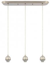 Westinghouse 6301200 - 3 Light Mini Pendant Brushed Nickel Finish