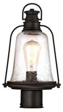 Westinghouse 6347000 - Post-Top Fixture Oil Rubbed Bronze Finish with Highlights Clear Seeded Glass