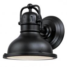 Westinghouse 6580800 - Dimmable LED Wall Fixture Textured Black Finish Frosted Prismatic Lens