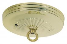 Westinghouse 7005200 - Traditional Canopy Kit with Center Hole Brass Finish