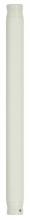 Westinghouse 7724000 - 1/2 ID x 12" White Finish Extension Downrod
