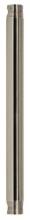 Westinghouse 7752600 - 3/4 ID x 12" Brushed Nickel Finish Extension Downrod