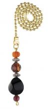 Westinghouse 7762800 - Burgundy & Orange Beads Pull Chain