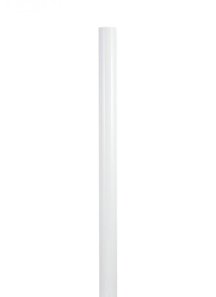 Outdoor Posts traditional -light outdoor exterior steel post in white finish