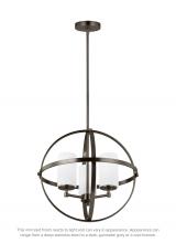 Generation Lighting 3124603-778 - Alturas contemporary 3-light indoor dimmable ceiling chandelier pendant light in brushed oil rubbed