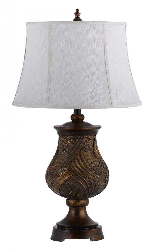 150W 3 WAY MONTROSE RESIN TABLE LAMP