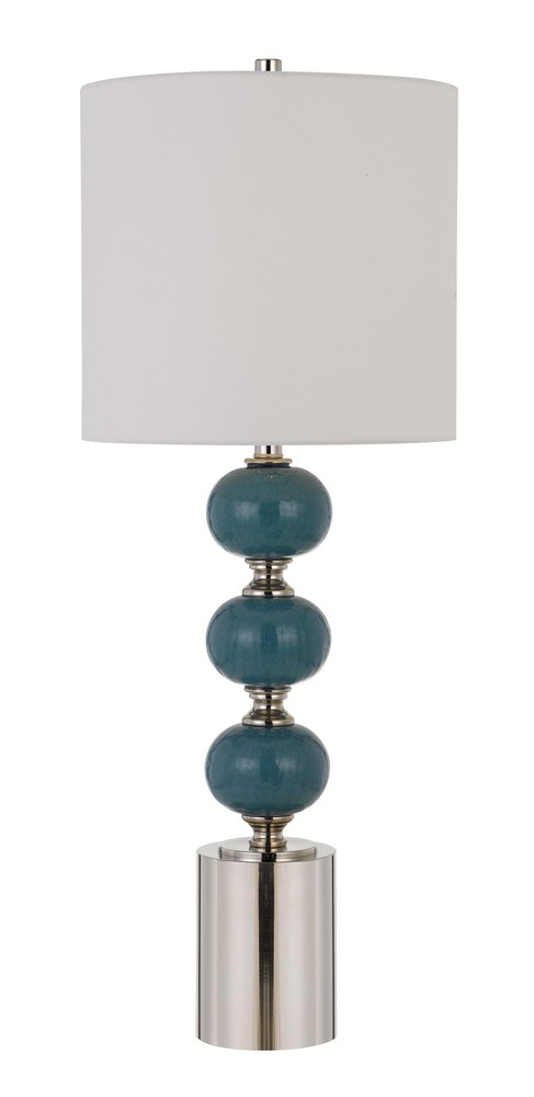 Malaga 150W 3 Way Ceramic Table Lamps (Sold And Priced As Pairs)