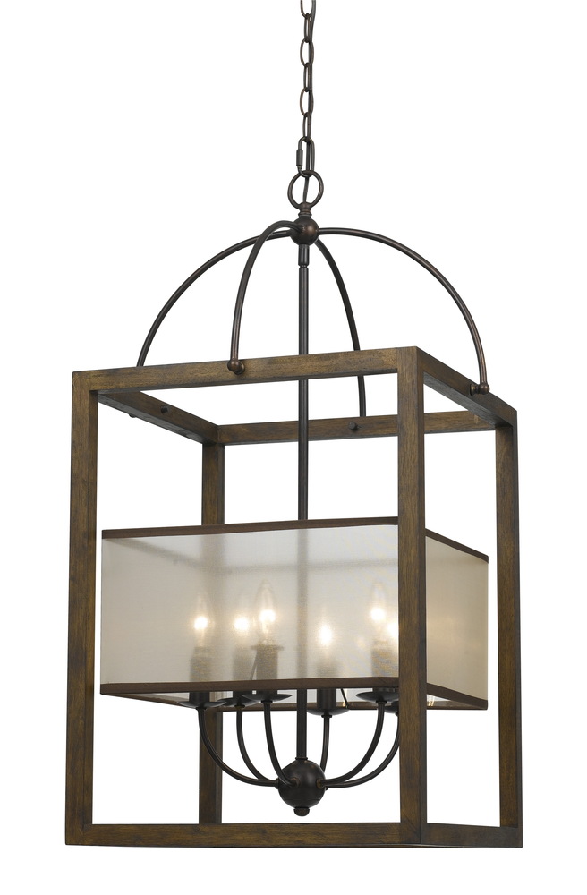 60W X 6 Rectangular Chandelier