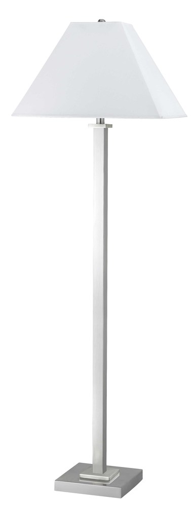 59" Tall Metal Floor Lamp in Chrome Finish