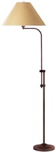 CAL Lighting BO-216-RU - 150W 3Way Floor Lamp W/Adjust Pole